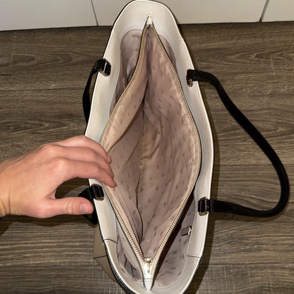 Kate Spade Cream and Black Structured Tote - Picture 5 of 16